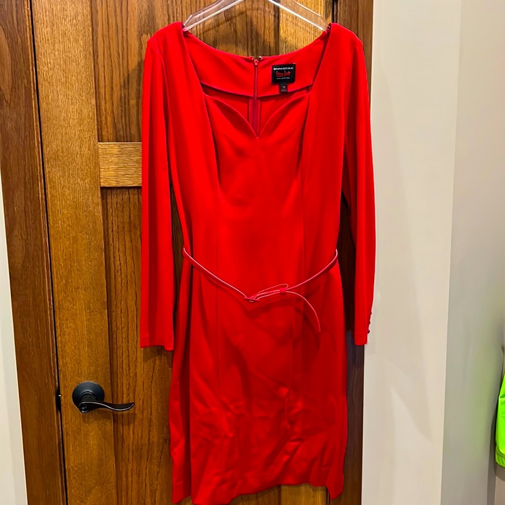 Banana Republic red dress size 14